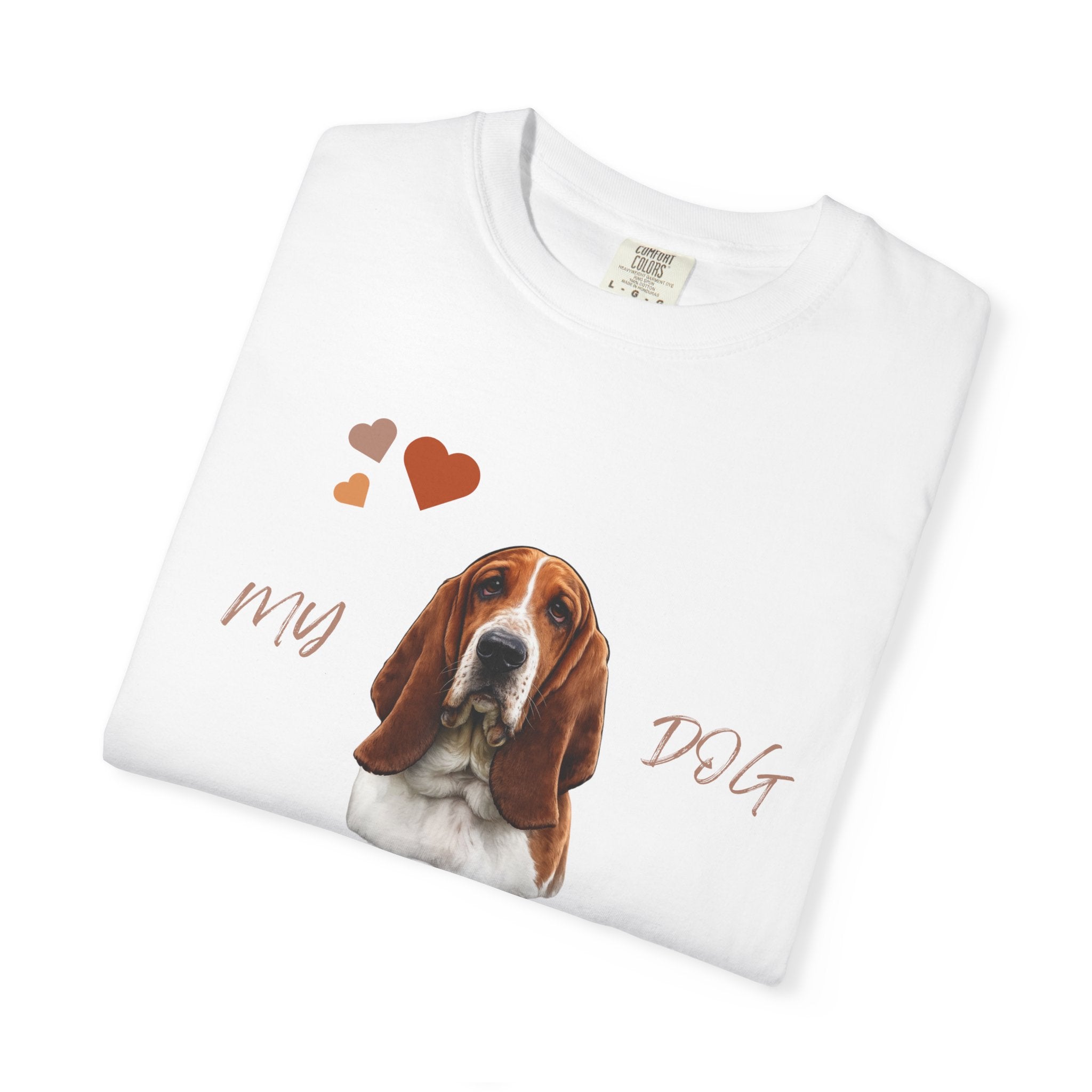 My Dog Is My Valentine Basset Hound T-Shirt