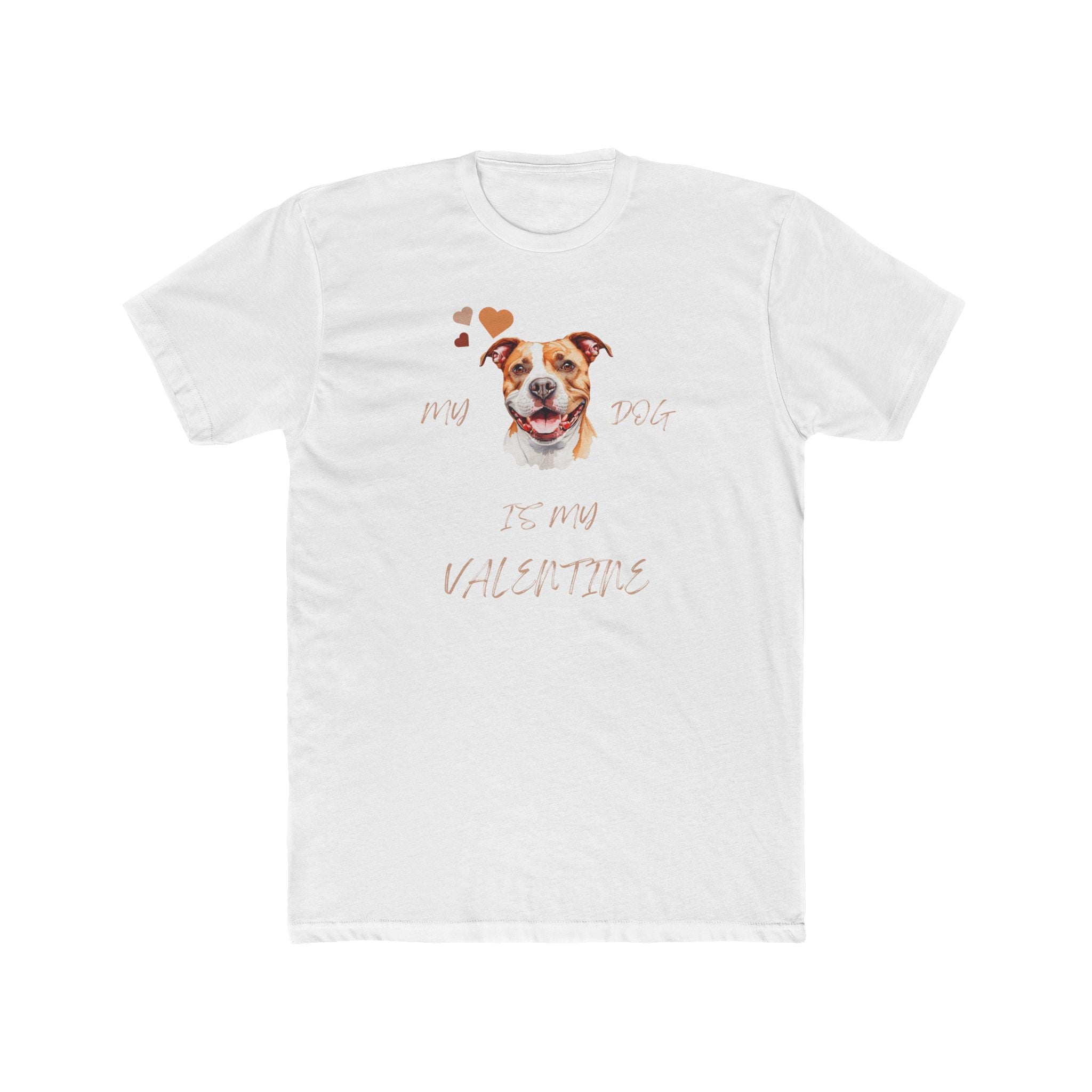 My dog is my Valentine T-Shirt, Pit Bull