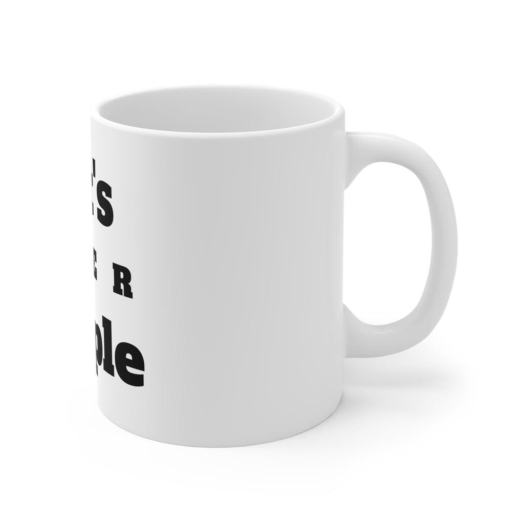 Pets Over People 11oz Mug — Funny Pet Lovers Coffee Cup