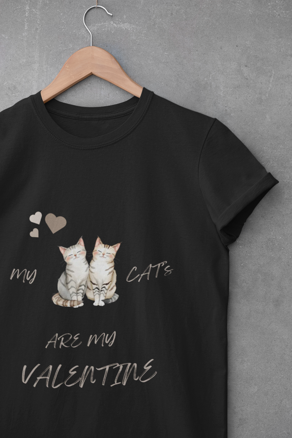 My Cats Are My Valentine T-Shirt