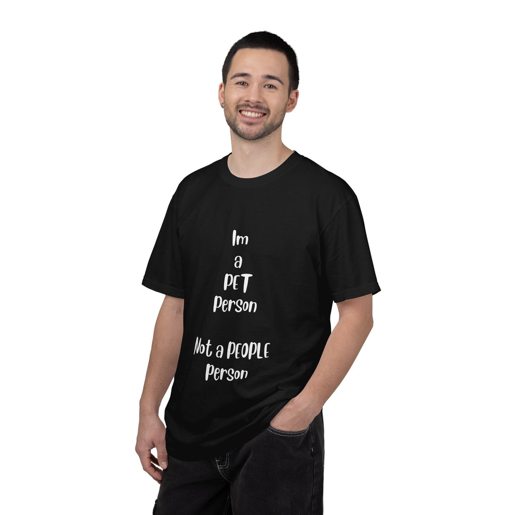 I'm a Pet Person Not a People Person, Black T-Shirt